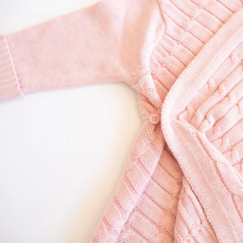 Luxury Cable Shwrap - Blush Pink
