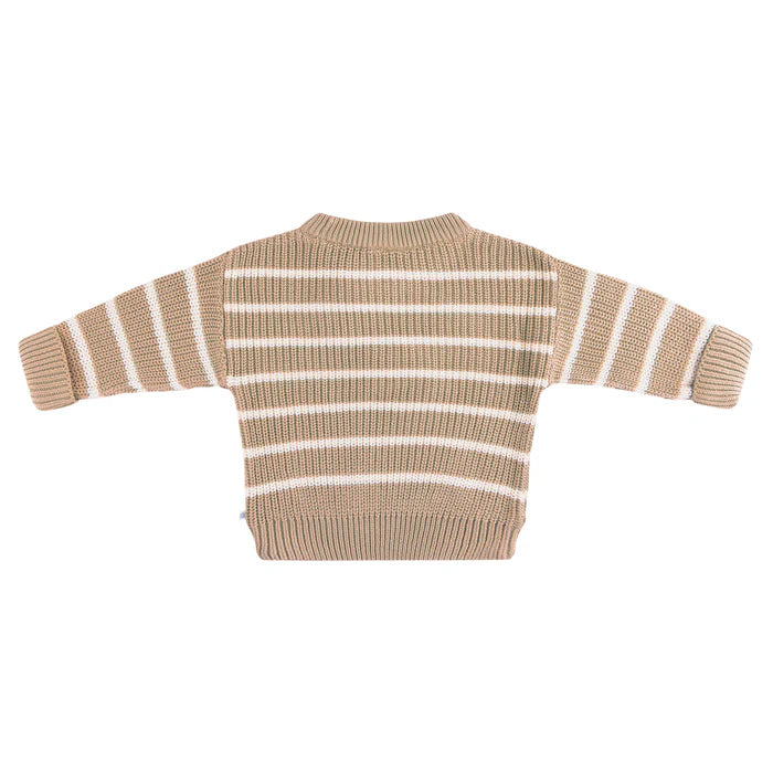 Kyndbaby Chunky Rib Knit Jumper - Caramel Marle