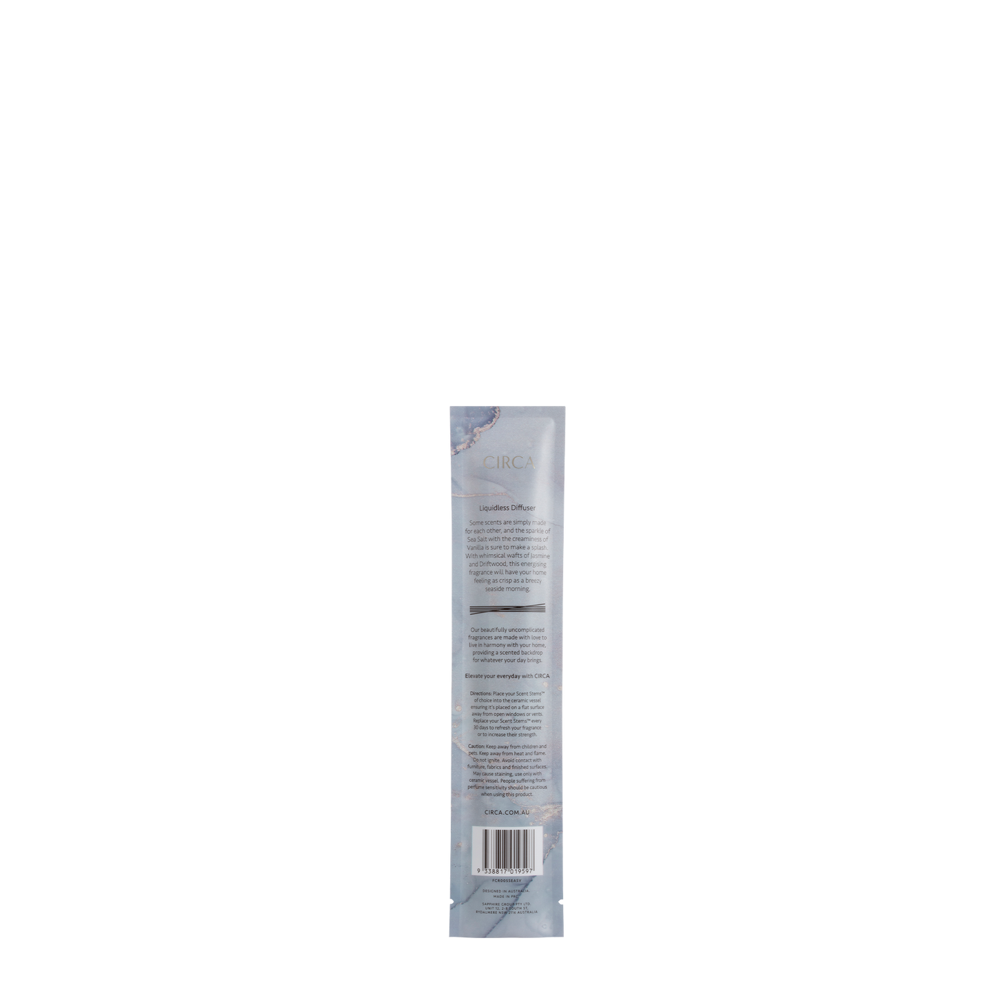 Circa Home Sea Salt & Vanilla Scent Stem Refill