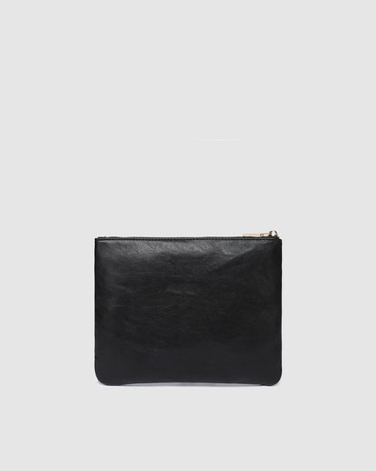 Louenhide Louie Pouch - Saddle Black