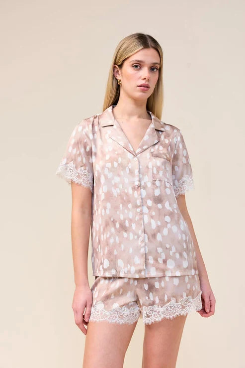 Gingerlilly Lydia Bambi Print Short Set