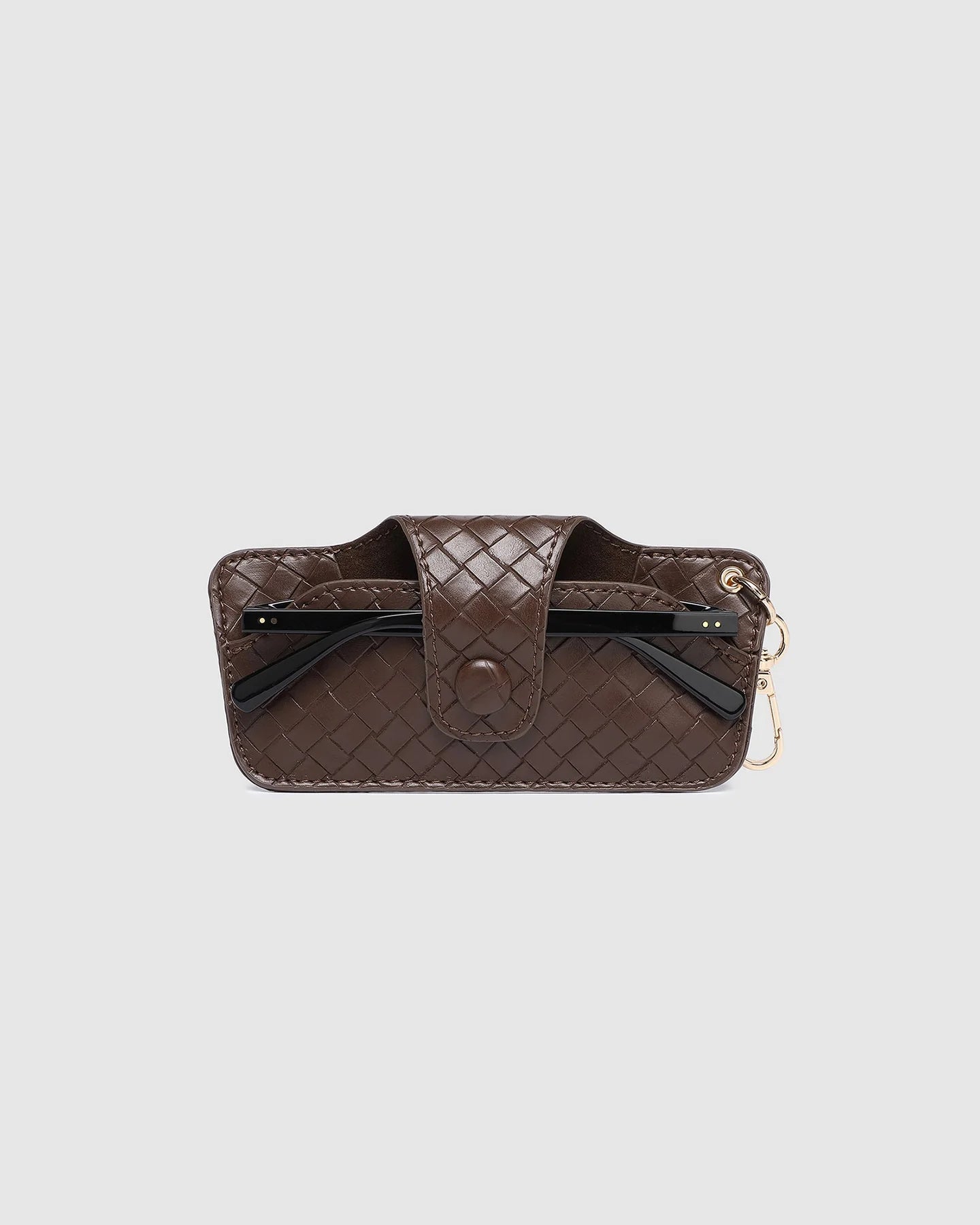 Louenhide Skittle Sunglass Case - Woven Chocolate