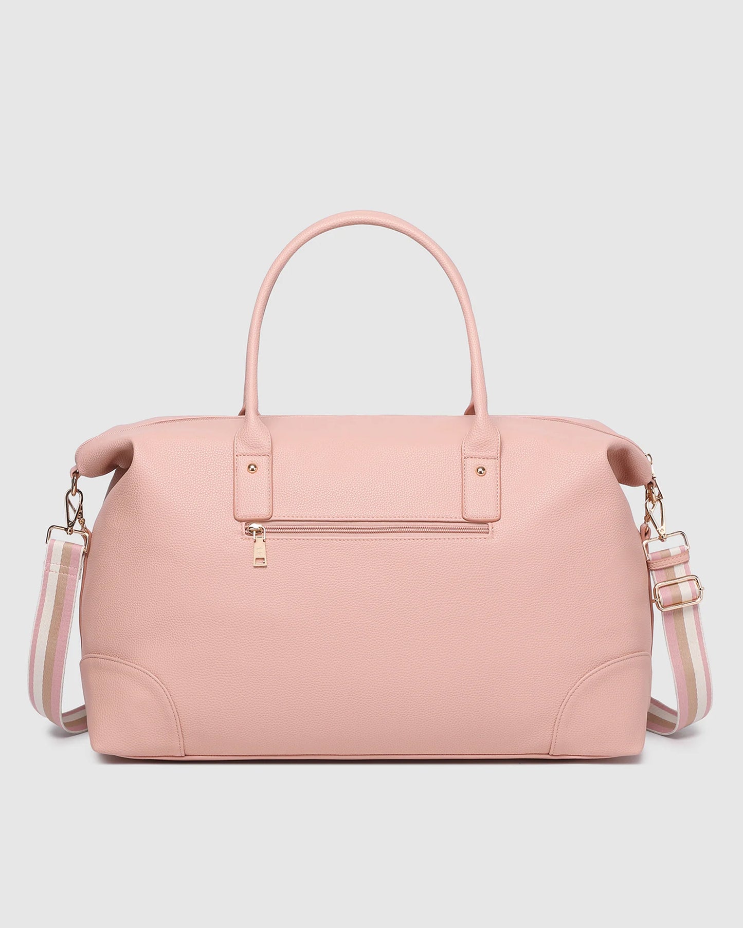Louenhide Alexis Stripe Weekender Travel Bag - Blush Stripe