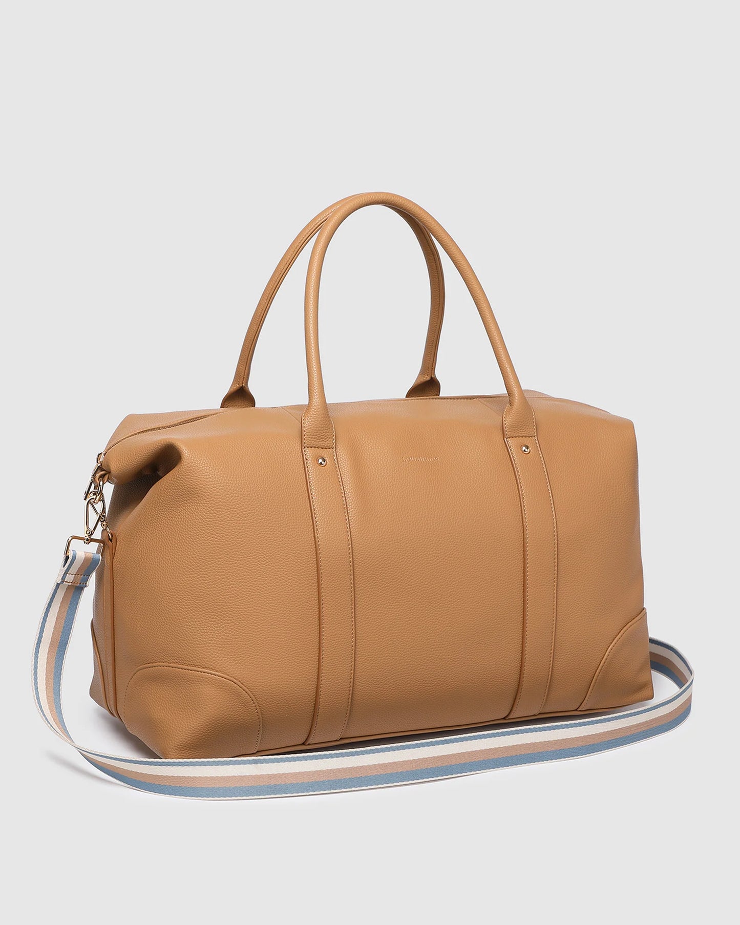 Louenhide Alexis Stripe Weekender Travel Bag - Camel Stripe