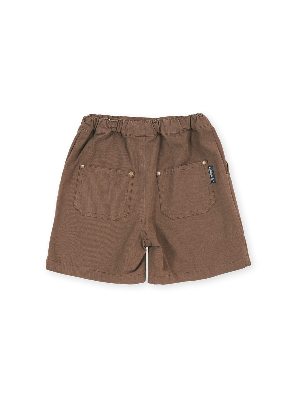 Goldie + Ace Carpenter Shorts Brown