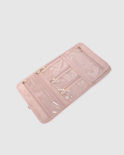 Louenhide Carla Suedette Jewellery Sleeve - Pale Pink