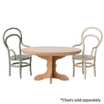 Maileg Oval Dining Table Mouse Nature