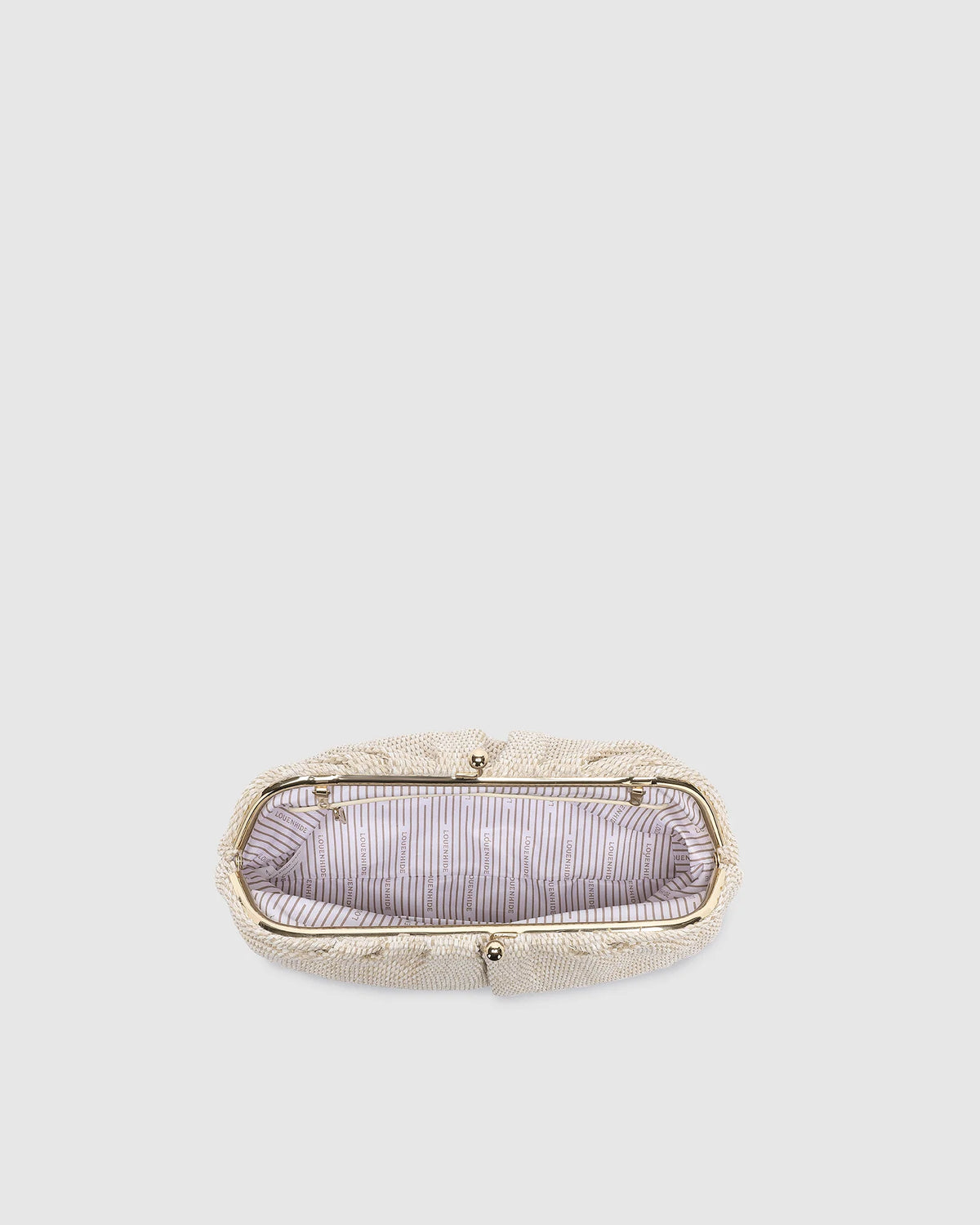 Louenhide Goldie Raffia Clutch