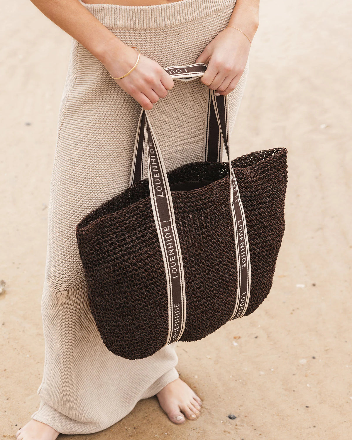Louenhide Bali Beach Bag - Chocolate