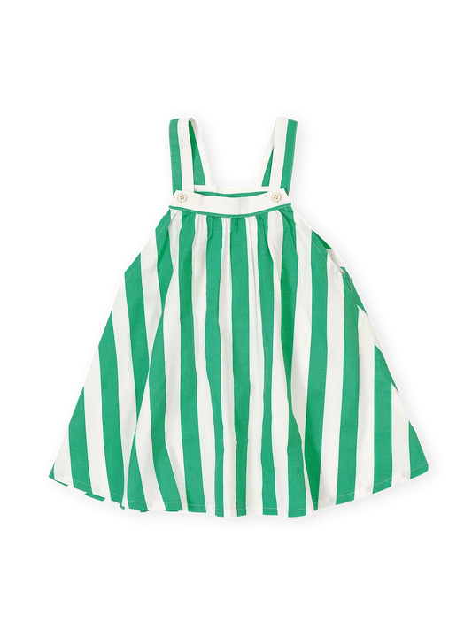 Happy Stripe A-Line Dress