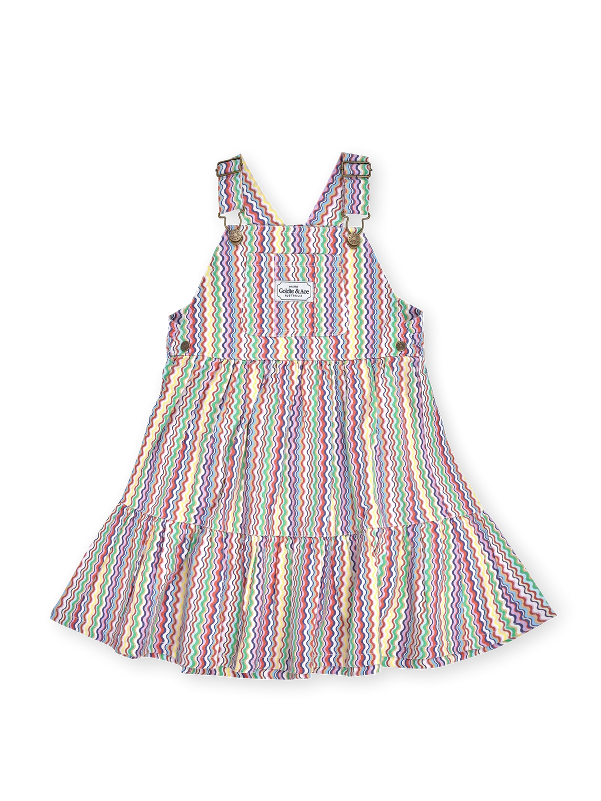 Goldie + Ace Ric Rac Tully Tiered Dress