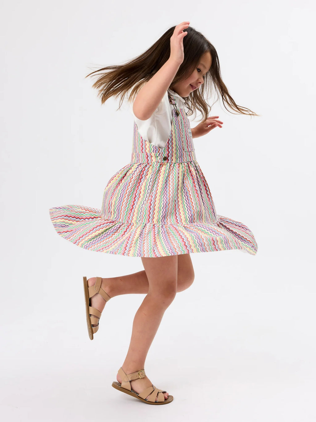 Goldie + Ace Ric Rac Tully Tiered Dress