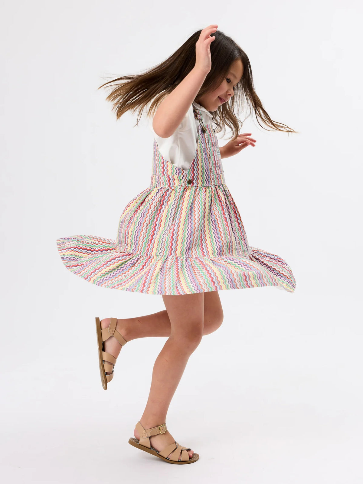 Goldie + Ace Ric Rac Tully Tiered Dress