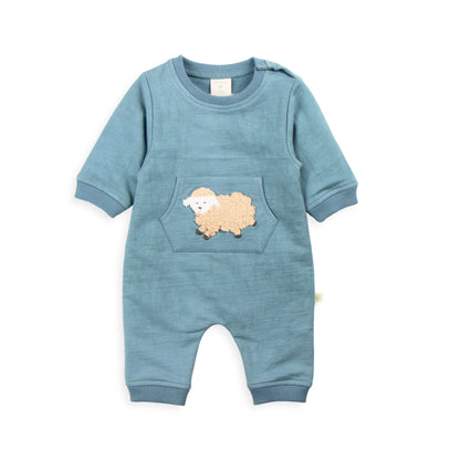 Chunky Sheep Applique Growsuit