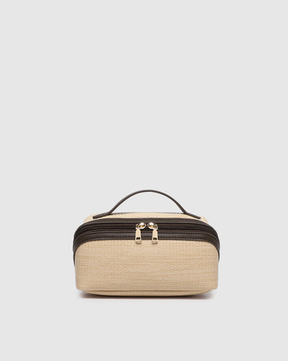 Louenhide Ellis Makeup Bag - Natural Choc