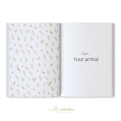 Baby Memory Book with Keepsake Box – Oatmeal Linen