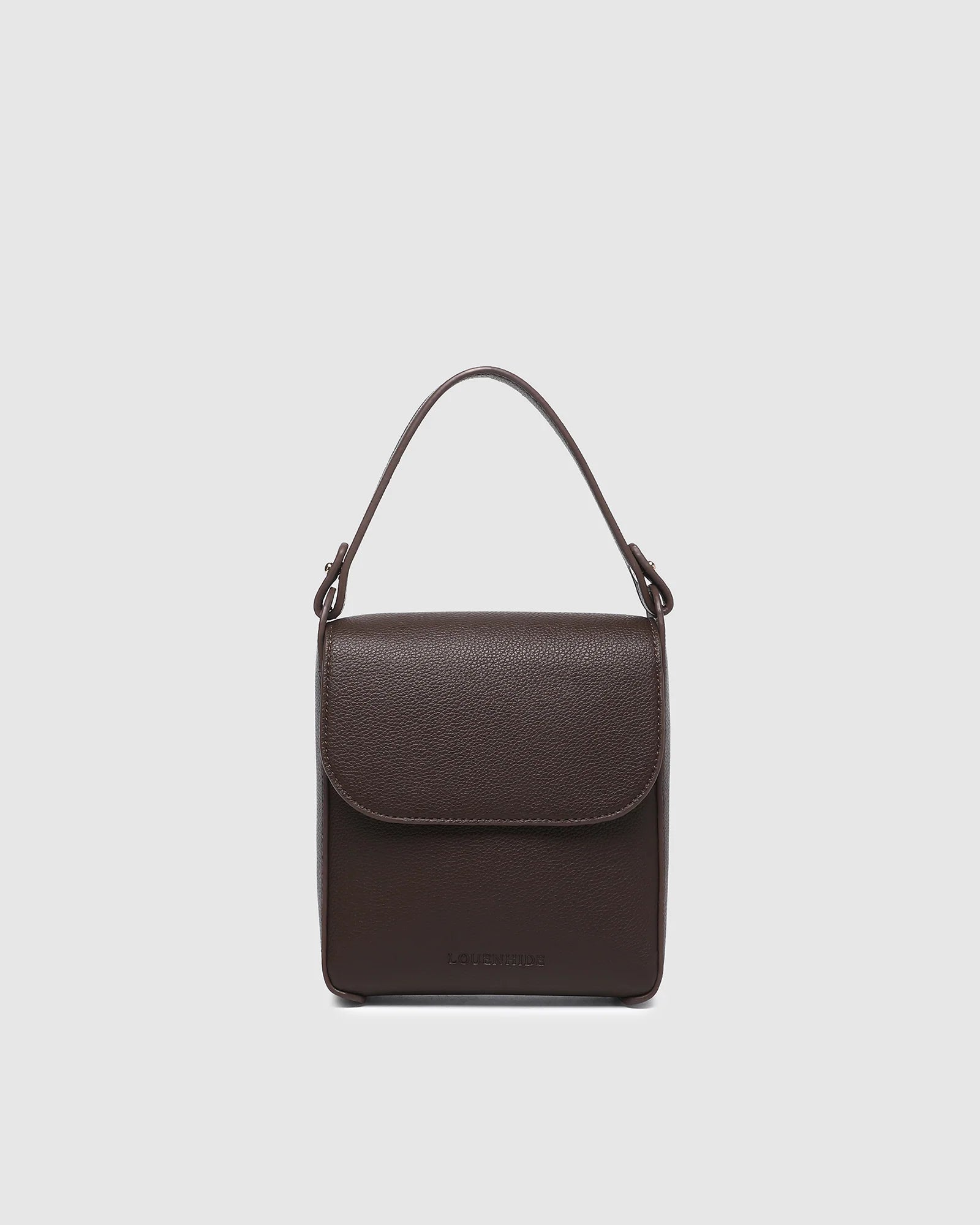 Louenhide Bessie Crossbody Phone Bag - Chocolate