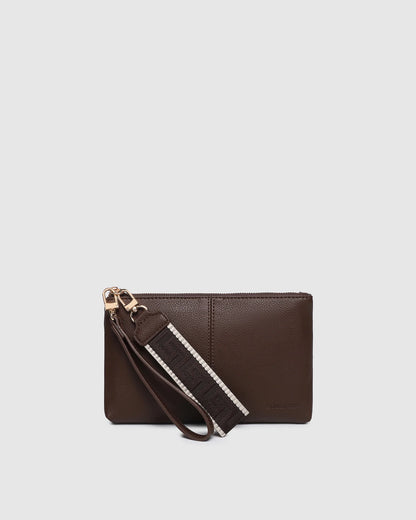 Louenhide Mimi Clutch - Chocolate