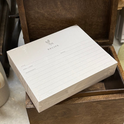 Wooden Recipe Box