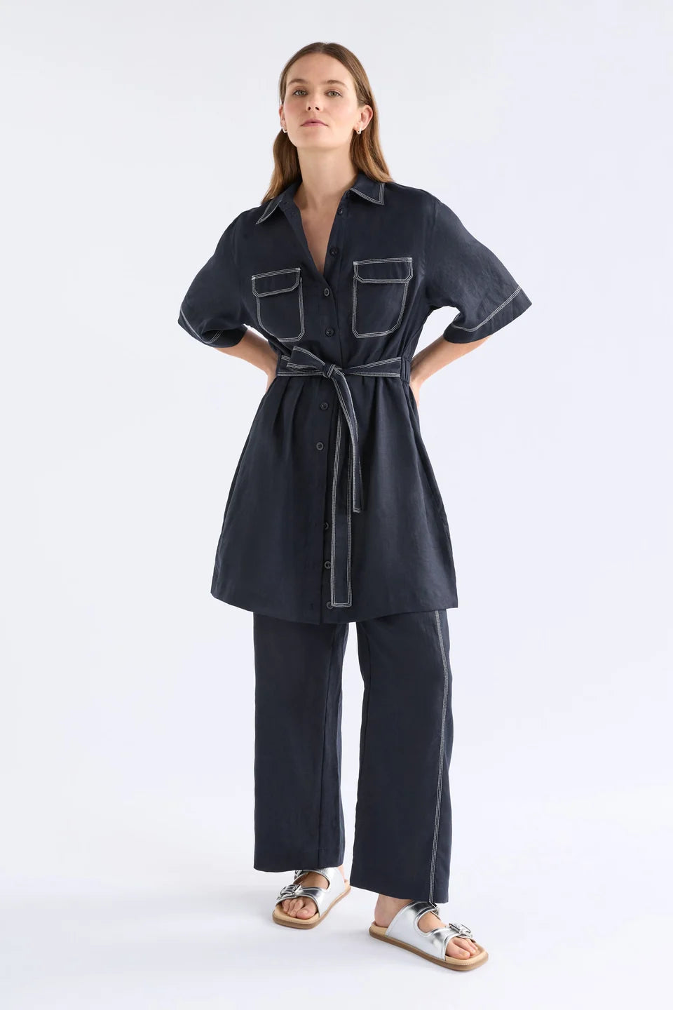 ELK Sonnen Dress - Midnight