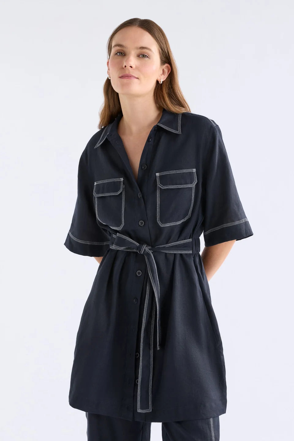 ELK Sonnen Dress - Midnight