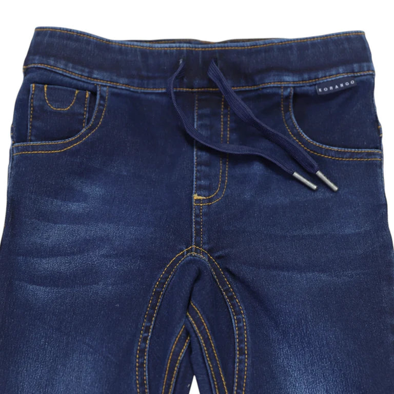 Korango Stretch Denim Knit Jeans | Dark Denim
