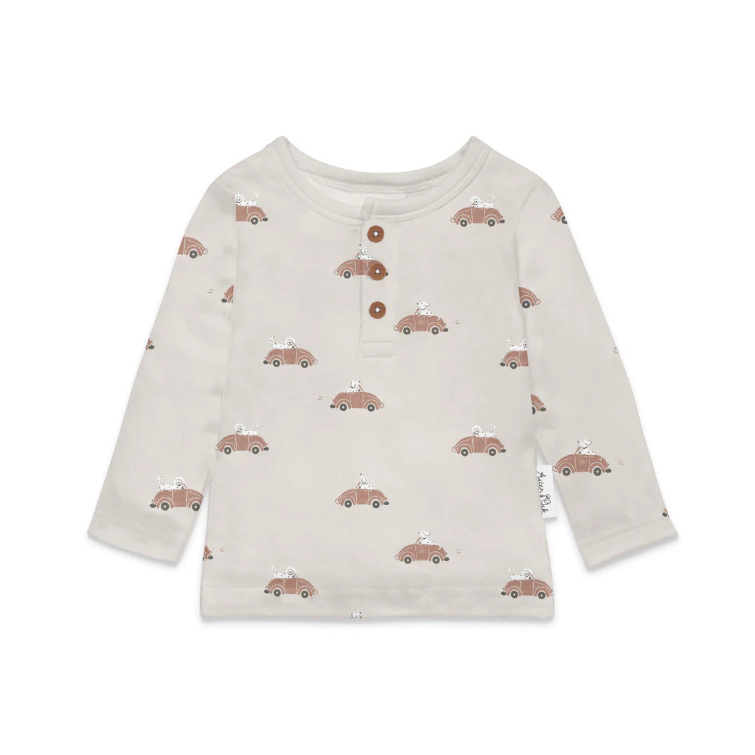 Aster & Oak Classic Car Henley Top