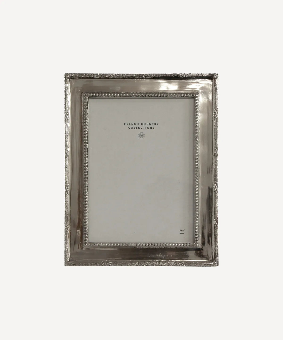 Beaded Nickel Photo Frame - 6x8"