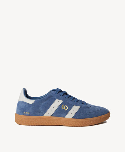 Goodsole 2001 Parallel - Peacock Blue Suede/ Bone Leather