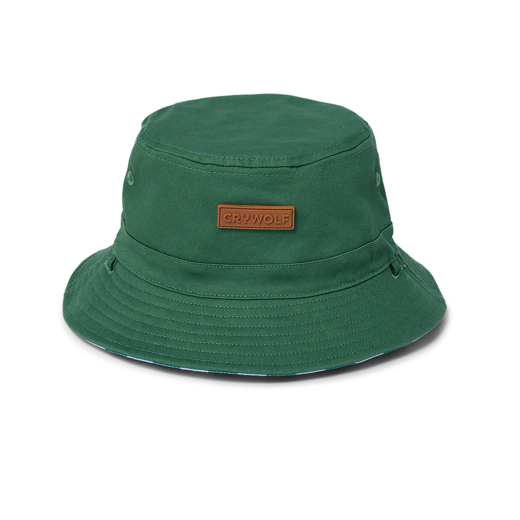 Crywolf Reversible Bucket Hat Deck Stripe - side one
