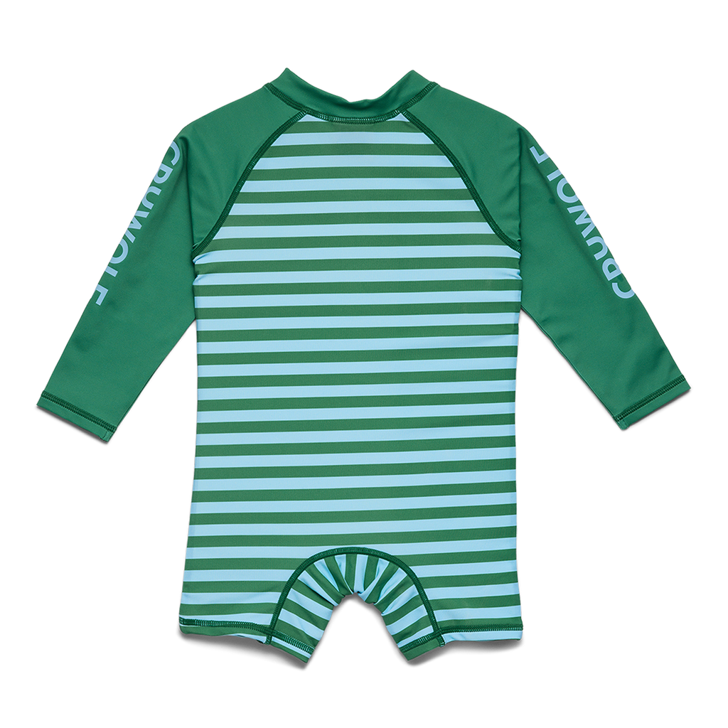 Crywolf Baby Rash Suit Deck Stripe - back