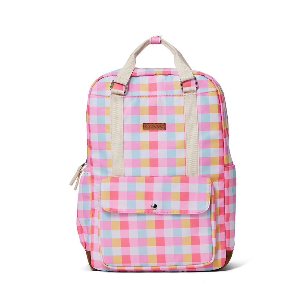 Crywolf Knapsack Pop Gingham - front