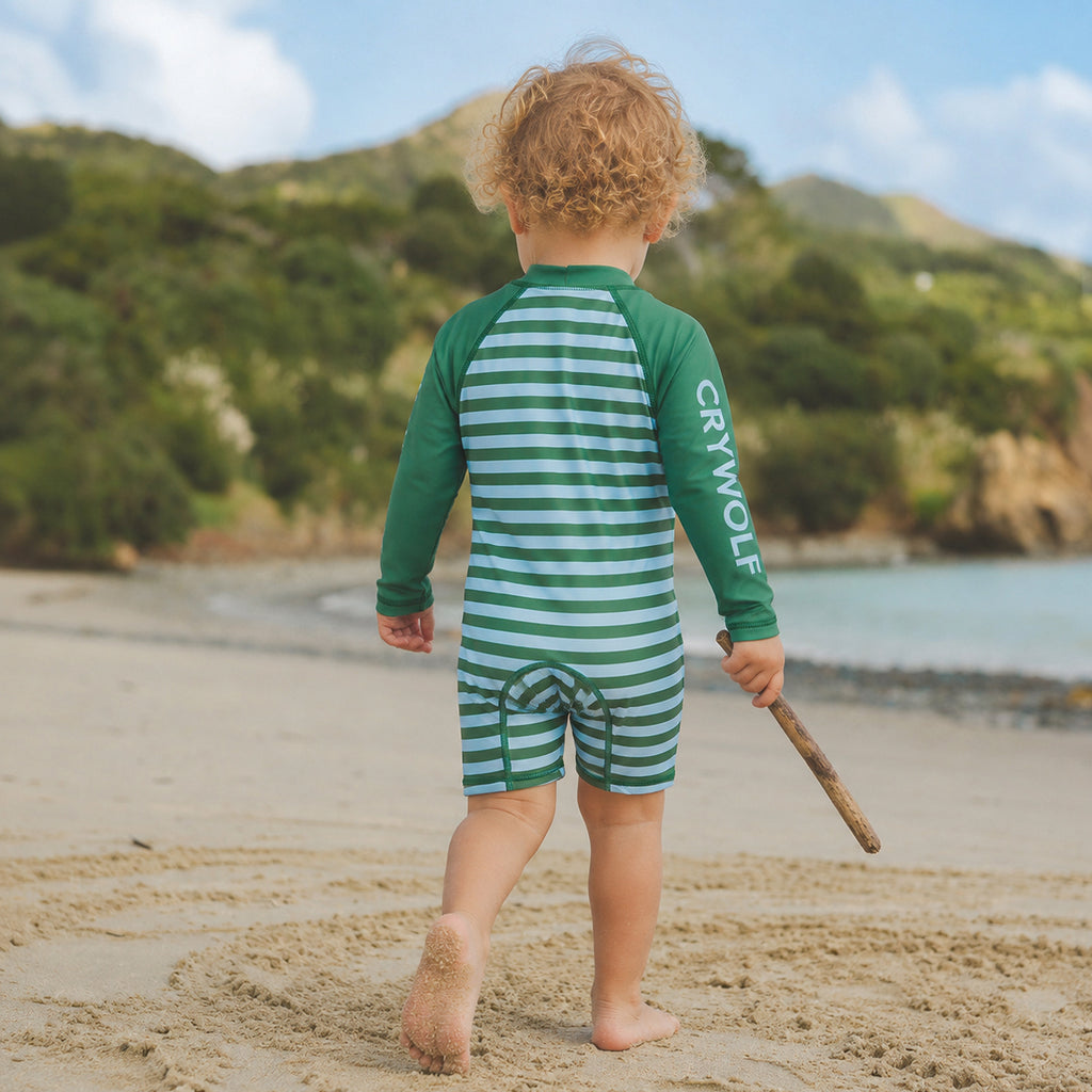 Crywolf Baby Rash Suit Deck Stripe campaign 2