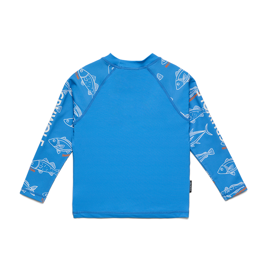 Crywolf Long Sleeve Rash Vest Saltwater - back