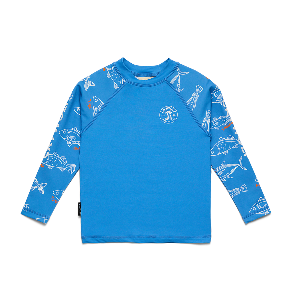 Crywolf Long Sleeve Rash Vest Saltwater - front