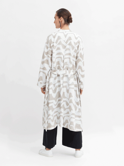 Elk Cass Linen Jacket | Flax & White