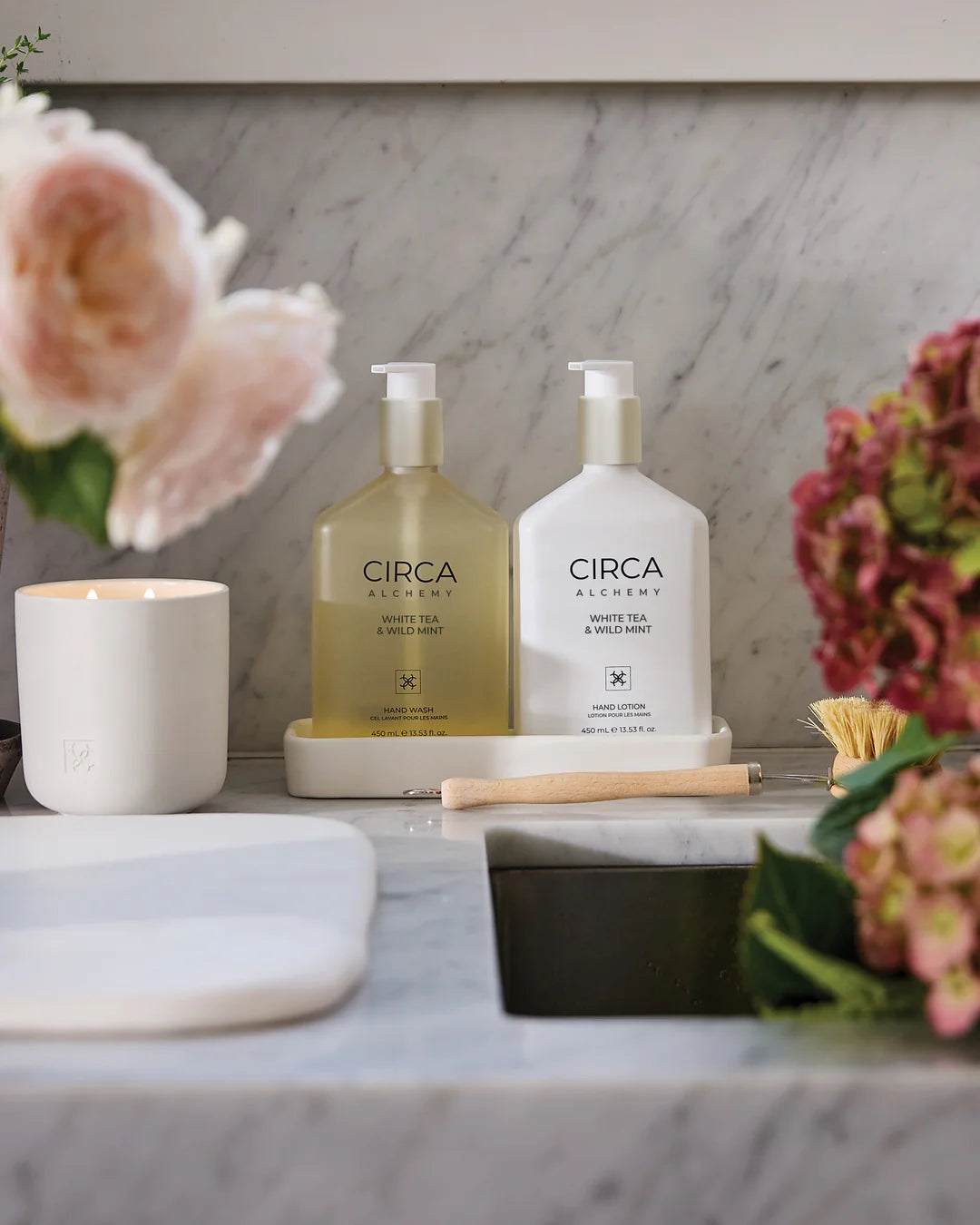 Circa Alchemy White Tea & Wild Mint Hand Care Duo - 900mL