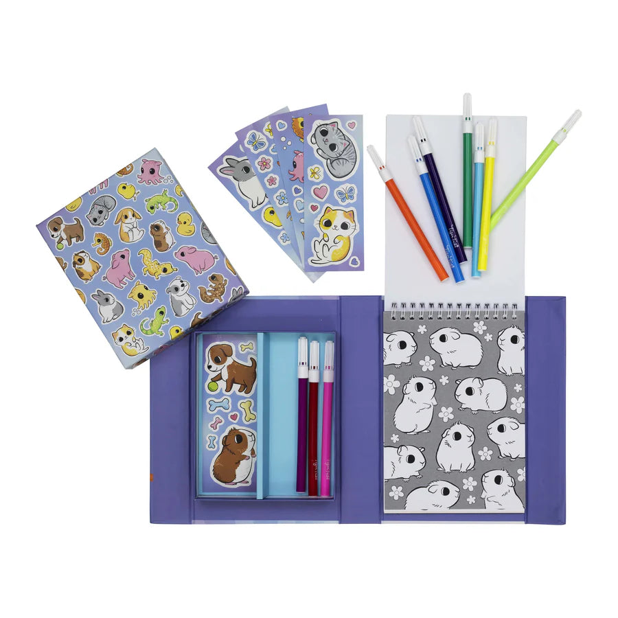 Tiger Tribe Colouring Set - Baby Animals