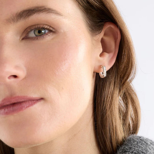 ELK Hiva Mini Hoop Earring - Silver