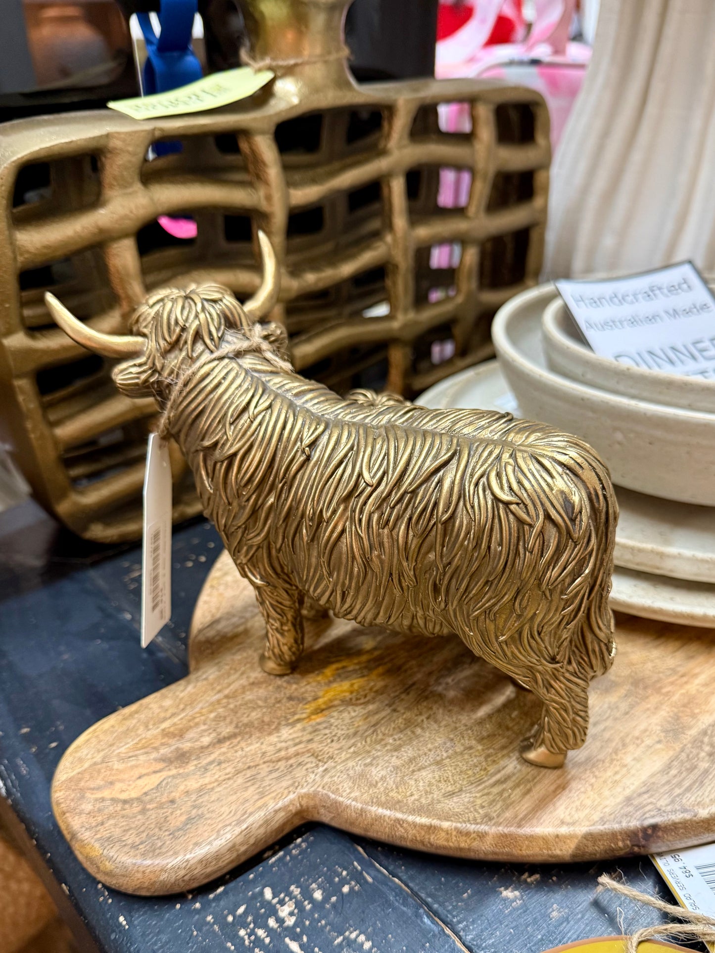 Highland Cow & Calf Figurine