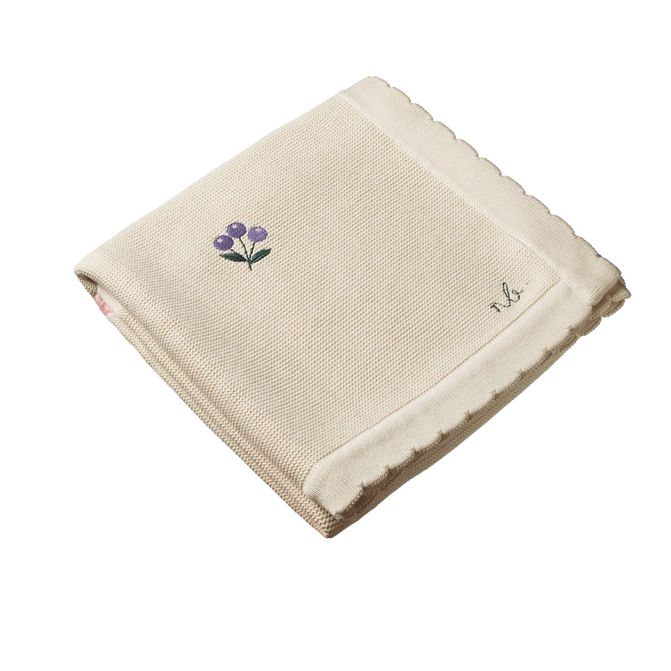 Fern Baby Blanket - Berry Garden