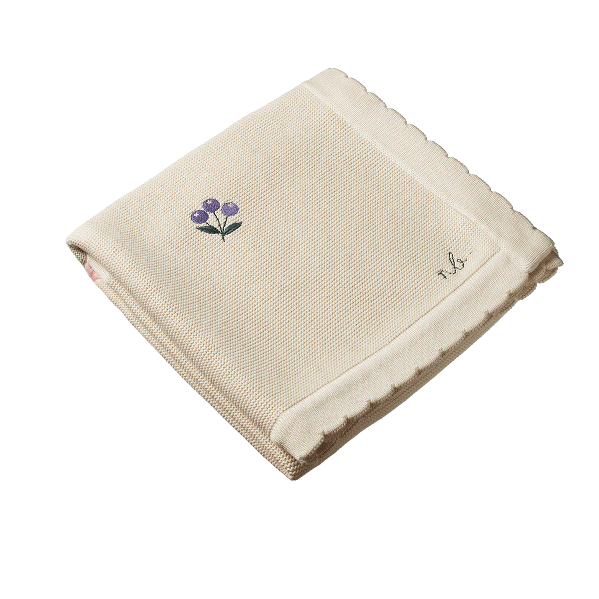 Nature Baby Fern Baby Blanket - Berry Garden