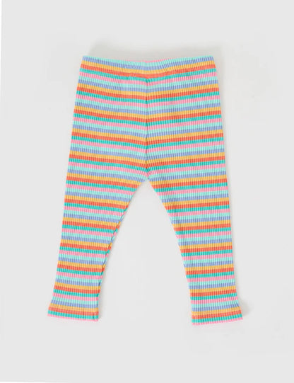 Goldie + Ace Rib Leggings | Candy Stripe