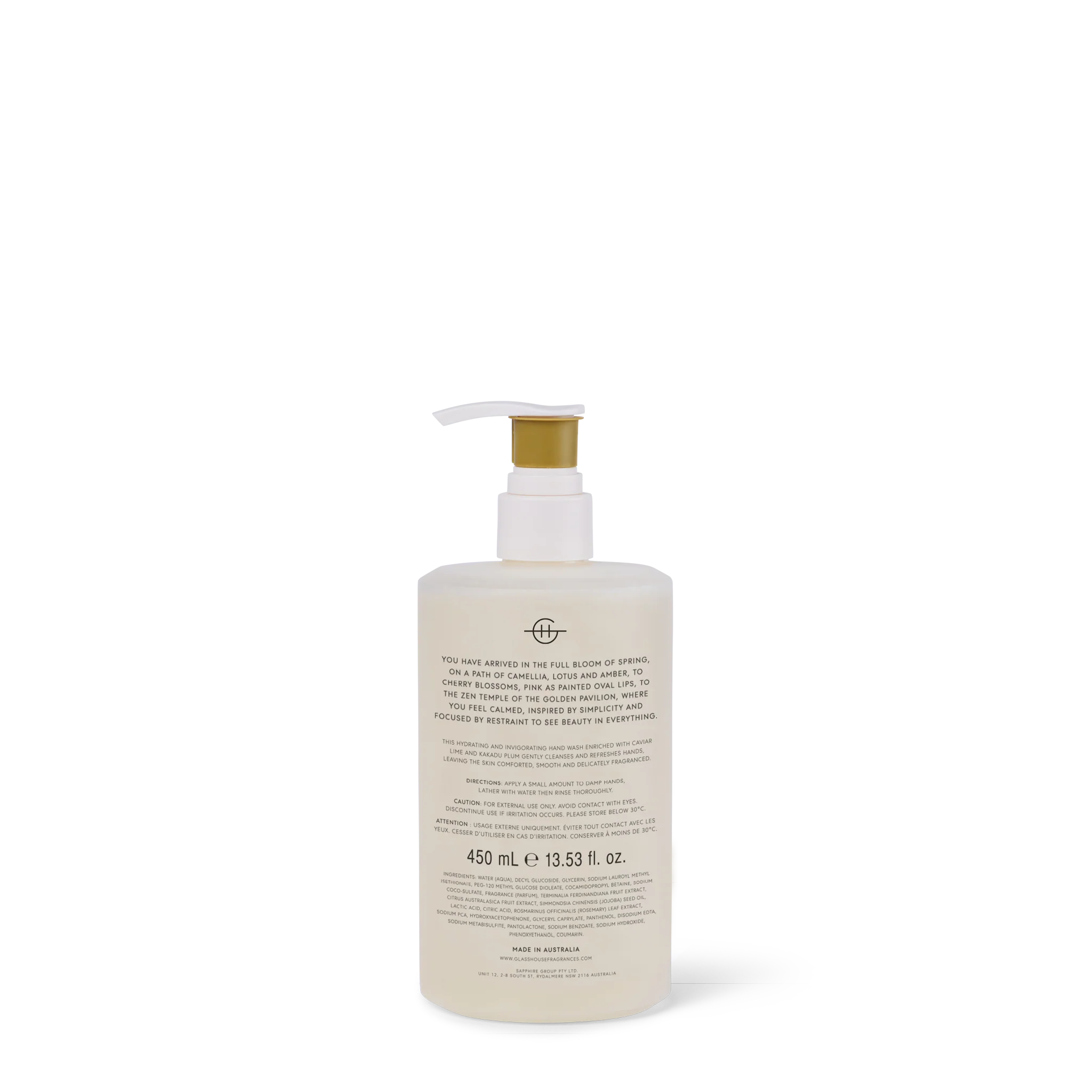 Glasshouse Kyoto in Bloom | 450mL Hand Wash
