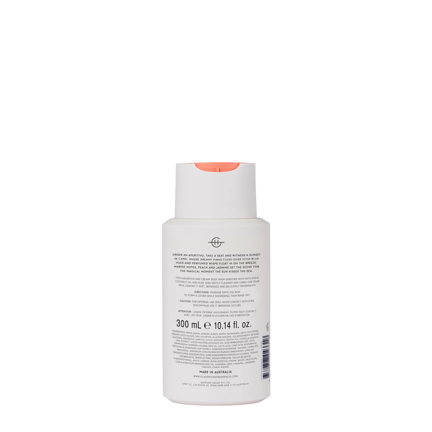 Glasshouse Sunsets in Capri Body Wash - 300mL