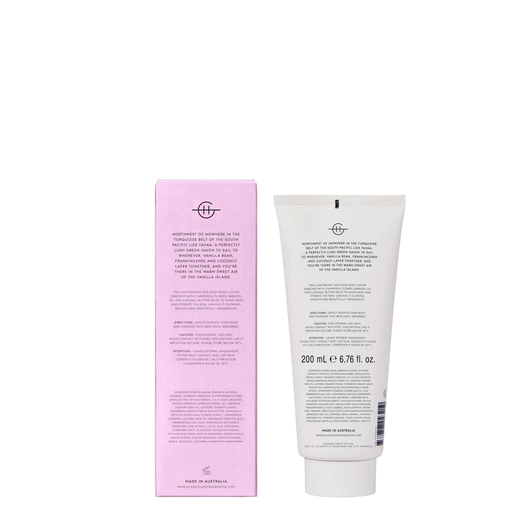 Glasshouse A Tahaa Affair Body Lotion - 200mL