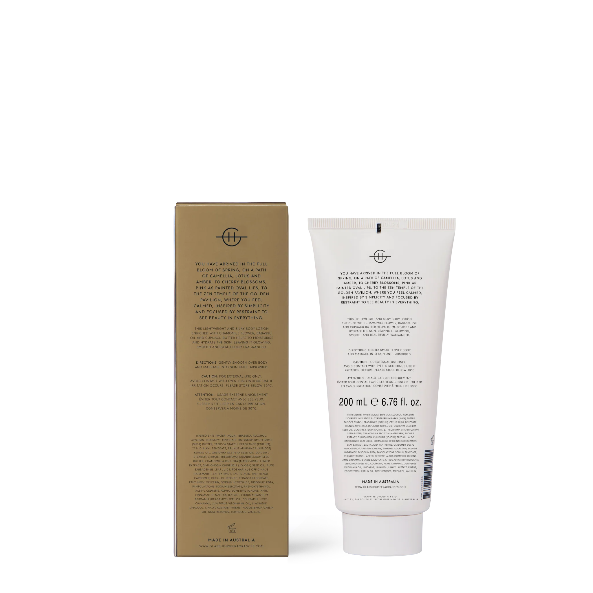 Glasshouse Kyoto In Bloom Body Lotion - 200mL