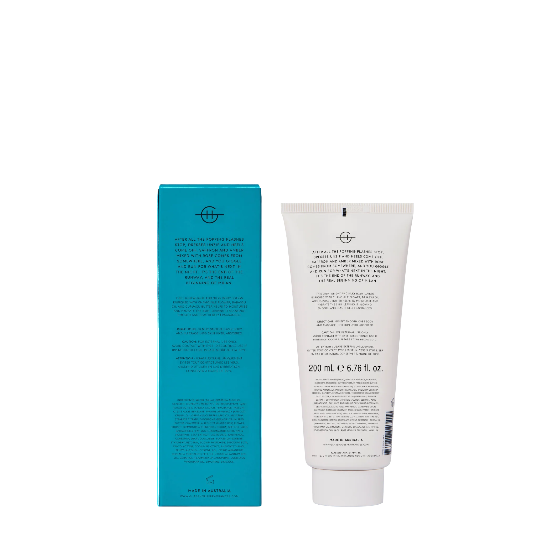 Glasshouse Midnight In Milan Body Lotion - 200mL