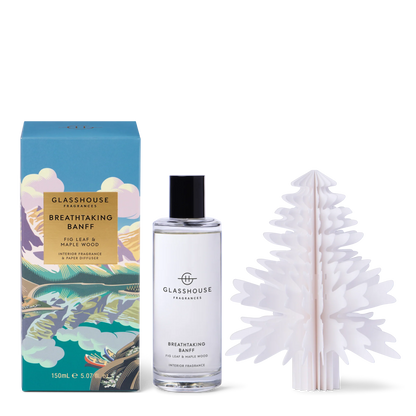 Glasshouse Breathtaking Banff 150mL Interior Fragrance & Paper Diffuser