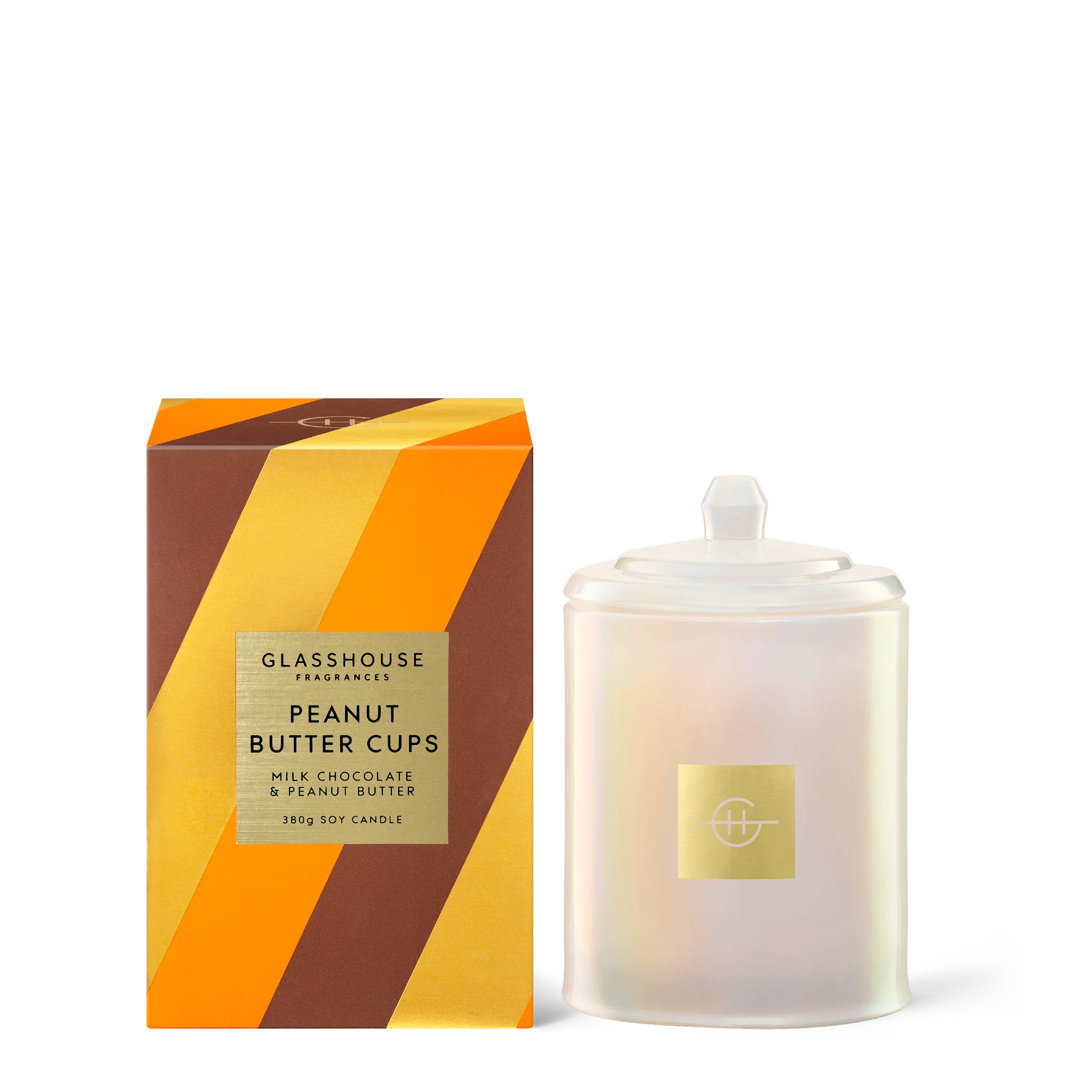 Glasshouse Peanut Butter Cups | 380g Candle